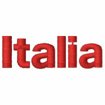 Italia Embroidered Italian flag of Italy hoodie