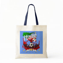 Italia fans calcio tote bag for Italy lovers