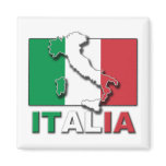 Italia Flag Land Fridge Magnet