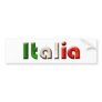 Italia logo gifts for Italians and Italy lovers Bumper Stickers