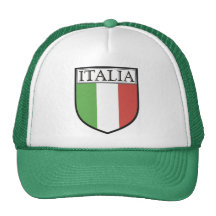 Italia Shield Hat / Italy Flag Cap