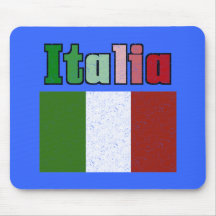 Italia Vintage Flag Mousepad