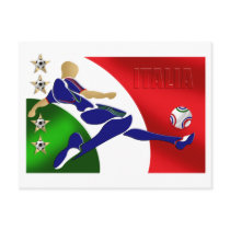 Italia Volley Forza Azzurii soccer calcio gifts Post Card