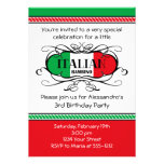 Italian Bambino (C) Birthday Party Invitation