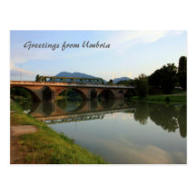 Italian Bridge Postcard