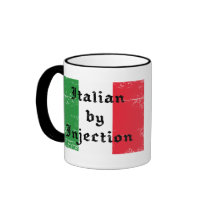 Italian by Injection Ringer Funny Coffee Mug