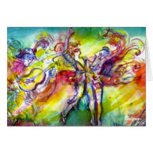 ITALIAN CARNIVAL / Dance,Music,Theatre Greeting Card