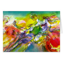 ITALIAN CARNIVAL / Dance,Music,Theatre Greeting Cards