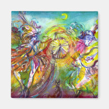 ITALIAN CARNIVAL / Dance,Music,Theatre Fridge Magnets