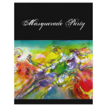 ITALIAN CARNIVAL Masquerade Ball,Dance and Music Full Colour Flyer
