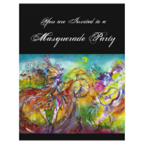 ITALIAN CARNIVAL Masquerade Ball,Dance and Music Flyers