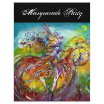 ITALIAN CARNIVAL Masquerade Ball,Dance and Music Flyers