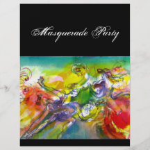 ITALIAN CARNIVAL Masquerade Ball,Dance and Music Full Colour Flyer