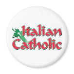 Italian Catholic Cross Refrigerator Magnets