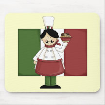 Italian Chef - Customizable Mouse Pads