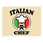 Italian Chef Post Card