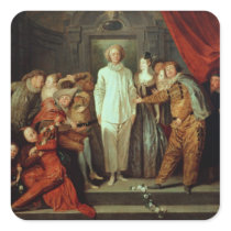 Italian Comedians, c.1720 Sticker