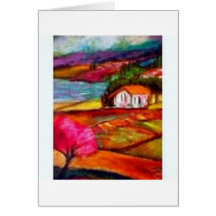 Italian Countryside Greeting Card
