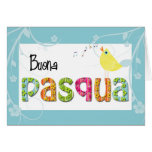 Italian easter greeting card