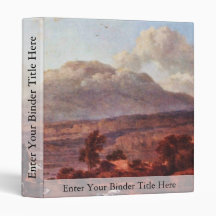 Italian Evening Landscape By Berchem Nicolaes 3 Ring Binder