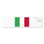 ITALIAN FLAG BUMPER STICKERS
