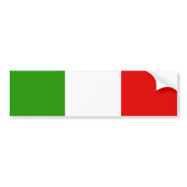 Italian Flag Bumper Stickers