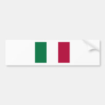 Italian Flag Bumper Stickers