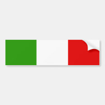 Italian Flag Bumper Stickers