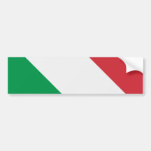 Italian Flag Bumper Stickers