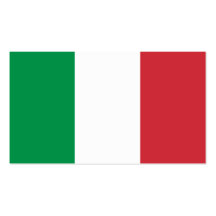 Italian Flag Business Card