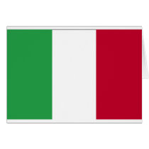 ITALIAN FLAG GREETING CARDS