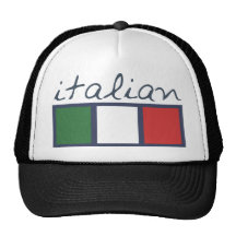 Italian flag colours! hats