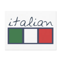 Italian flag colours!