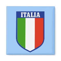 Italian Flag Fridge Magnet