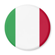 ITALIAN FLAG FRIDGE MAGNET