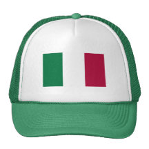 Italian Flag Mesh Hat