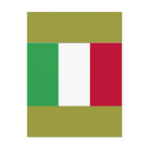 ITALIAN FLAG POSTCARD