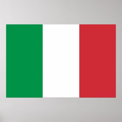 Italian Flag Print Zazzle 0806