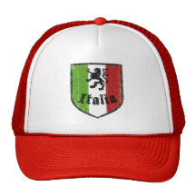 Italian Flag Retro Vintage Style Hat