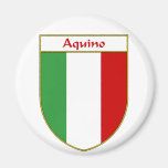 _ Italian Flag Shield Magnets