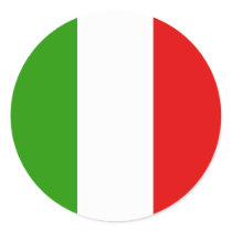 Italian Flag Stickers