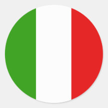 Italian Flag Stickers
