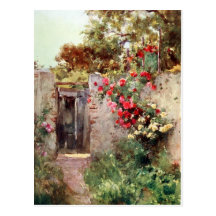 Italian Garden Post Card