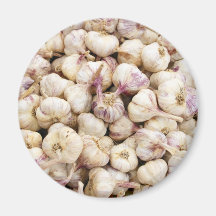 Italian Garlic Bulbs Fridge Magnets