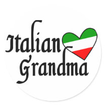 Italian Grandma T-shirt stickers