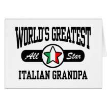 Italian Grandpa Greeting Cards
