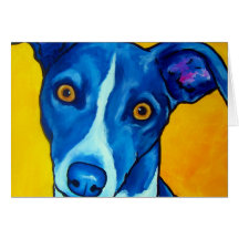 Italian Greyhound Card