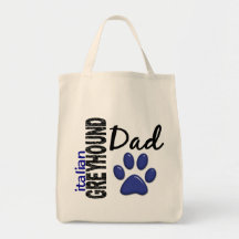 Italian Greyhound Dad 2 Canvas Bag