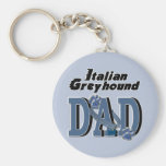 Italian Greyhound DAD Keychains