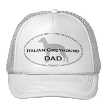 Italian Greyhound Dad Mesh Hats